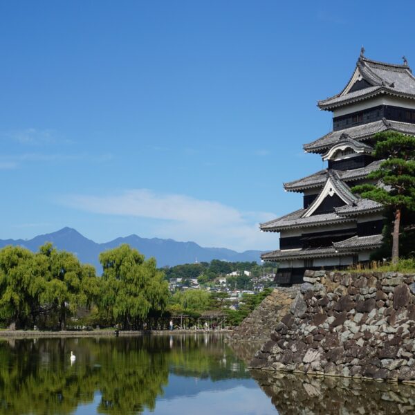 Bild, das die Samurai-Burg in Matsumoto zeigt